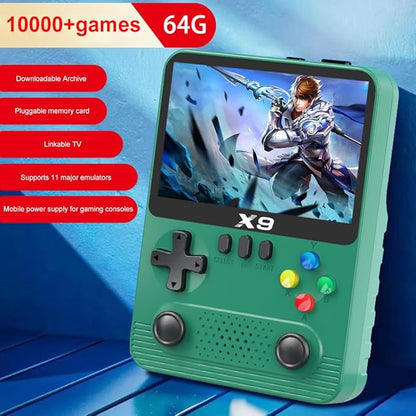 Consola de Juegos X9 con Pantalla IPS de 3,5 Pulgadas
