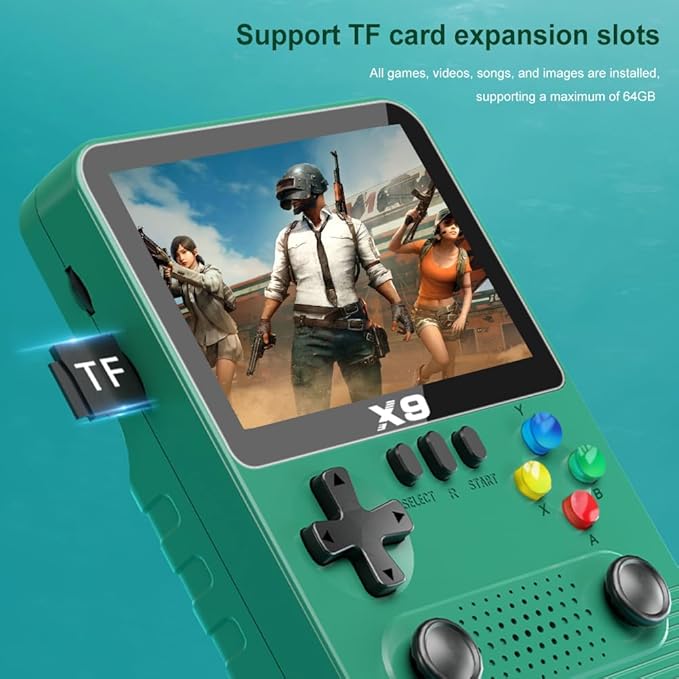 Consola de Juegos X9 con Pantalla IPS de 3,5 Pulgadas